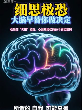 细思极恐!大脑早替你做决定?松果体“天眼”被封、心脏藏记忆的10个真实案例 #大脑不受控制 #松果体 #人体封印器官 #DMT实验 #真实案例