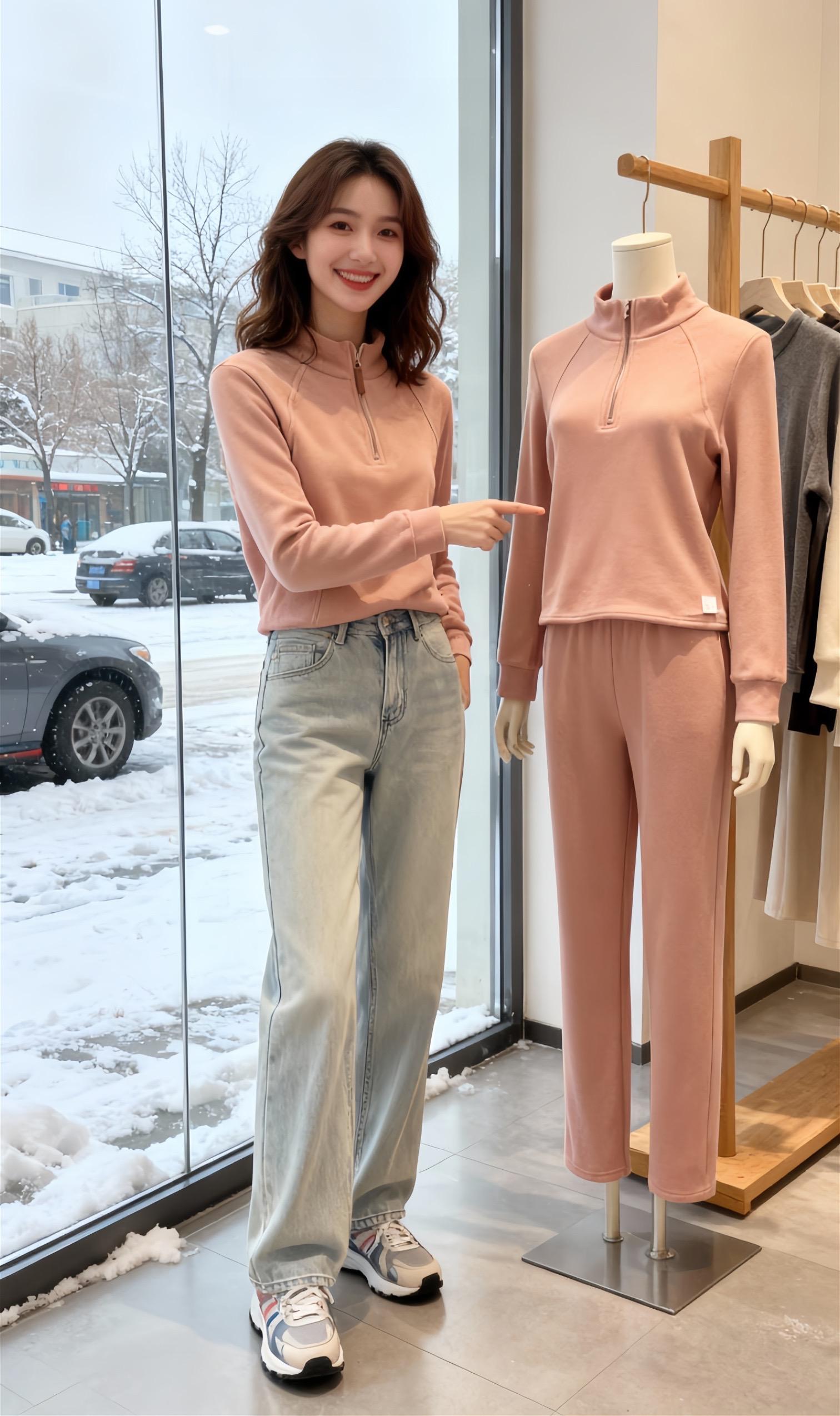 芯娇晴2025春秋款!双面磨毛德绒半高领打底衫  半高领挡风显脸小,修饰颈线更精致;双面磨毛德绒软糯亲肤,贴身穿暖而不扎。 宽松版型藏肉不紧绷,春秋单穿休闲、秋冬内搭不臃肿,纯色百搭,搭外套、配毛衣都利落,日常通勤全hold住!  #芯娇晴德绒打底衫 #2025春秋新款上衣 #双面磨毛保暖T恤 #半高领显瘦内搭 #软糯百搭女长袖