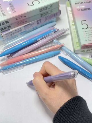 快干签字笔6盒30支 按动中性笔ST笔尖 小白笔 学生学习文具#官方正品 #加粗笔芯 #商务签字