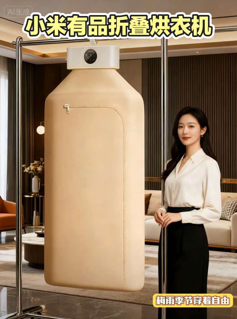 梅雨季还在为潮湿衣物发愁?小米有品衣物烘干机助你实现穿衣自由! 挂式款10分钟烘干10件,衣物平整不皱,还自带自然清香;便携款轻巧易携,出差旅游随带随用,随身调控超便捷;顶配无线遥控款更是黑科技满满,让烘干高效又省心。来小米有品门店,解锁雨季衣物护理新方式,它绝对是家家户户的实用必备好物~ #家家户户 #家家户户必备用品 #实用好物#梅雨季#干衣机
