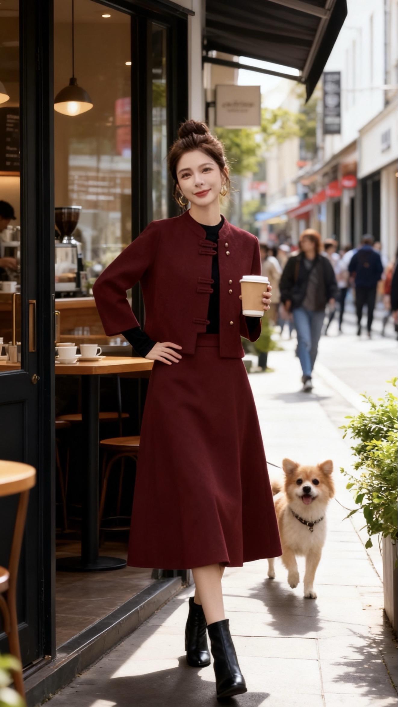 #高级感穿搭 #谁穿谁漂亮 #减龄气质 #小香风套装 #高端大气上档次这也太漂亮了