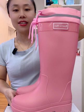 #高筒雨鞋 #质量杠杠的好 #软底软面穿上超舒服