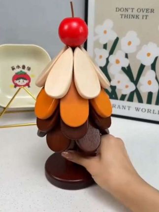 #创作灵感 #实木圣诞树隔热垫#实木隔热垫#隔热垫 #隔热垫防烫耐高温