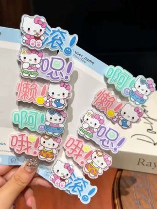 呜呜呜,谁能拒绝这么可爱的猫咪发夹呀#发夹