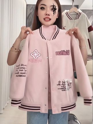 女童外套秋冬款2025新款儿童夹棉棒球服女孩大童冬季加厚保暖夹克#潮酷穿搭 #卫衣搭配 #甜美穿搭