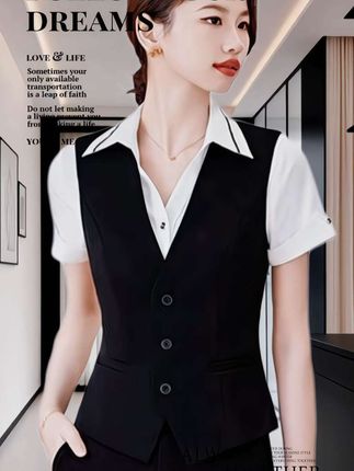#工作服#马甲#职业装#春秋女装