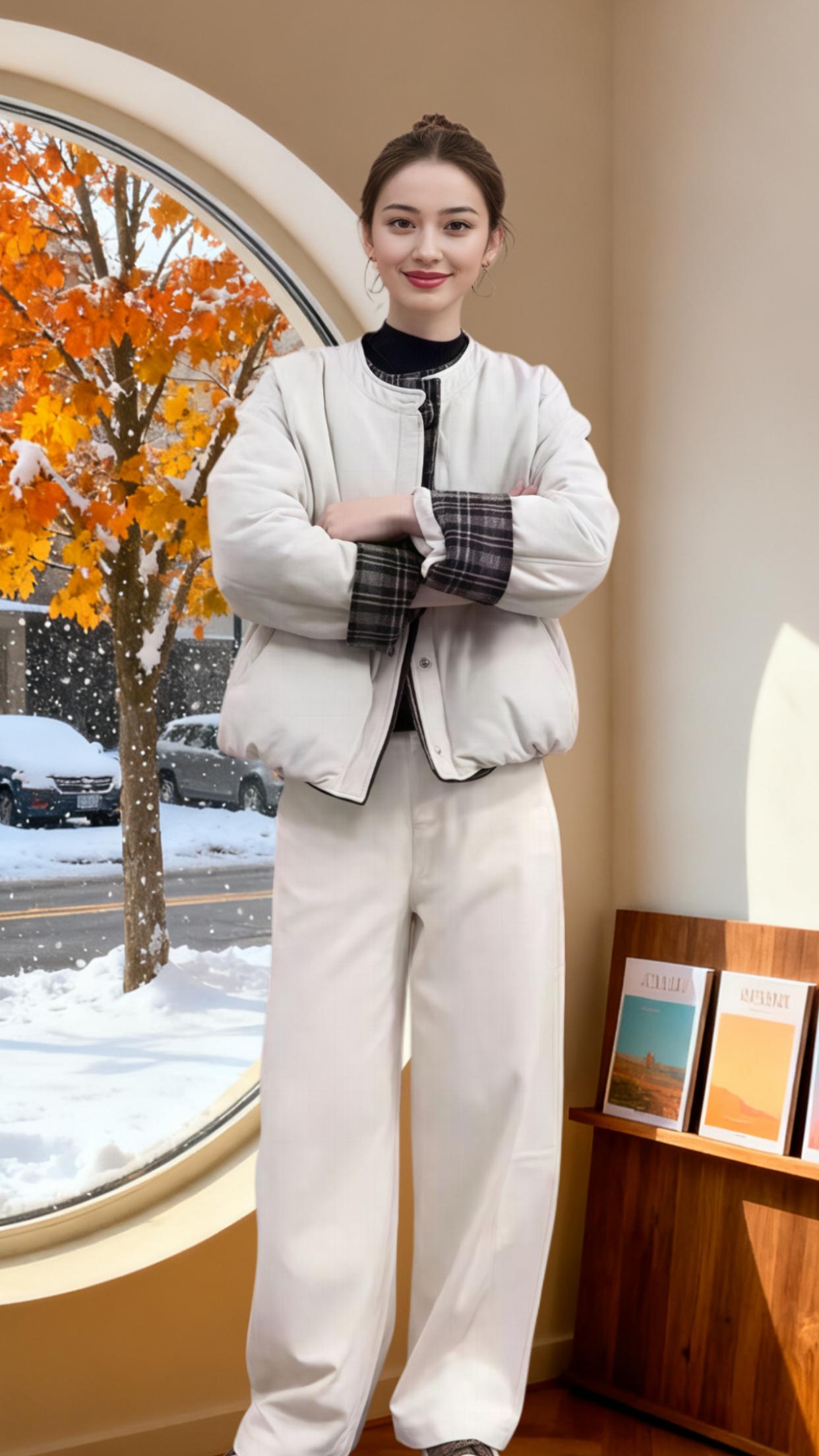 #上衣穿搭 #外套穿搭 #棉服外套 #春秋穿搭 #女装穿搭