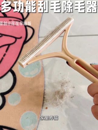 别看它便宜 家里大衣啊布艺沙发 地垫地毯都用得上 特别是养宠家庭#居家好物 #刮毛器 #粘毛器 #生活小妙招 #实用分享