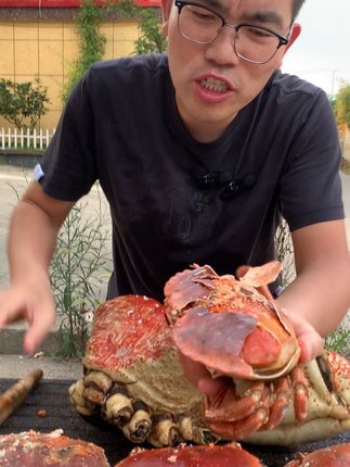 到底肥不肥?#海鲜 #美食 #面包蟹