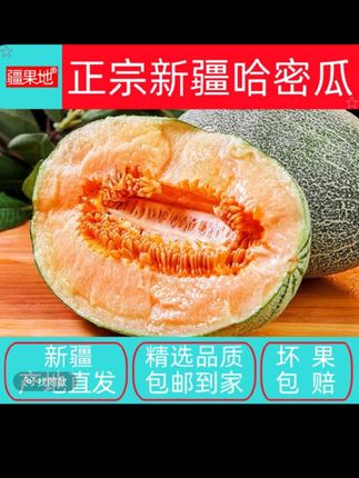 疆果地新疆哈密瓜西州蜜产地现摘现发甘甜爆汁包邮到家