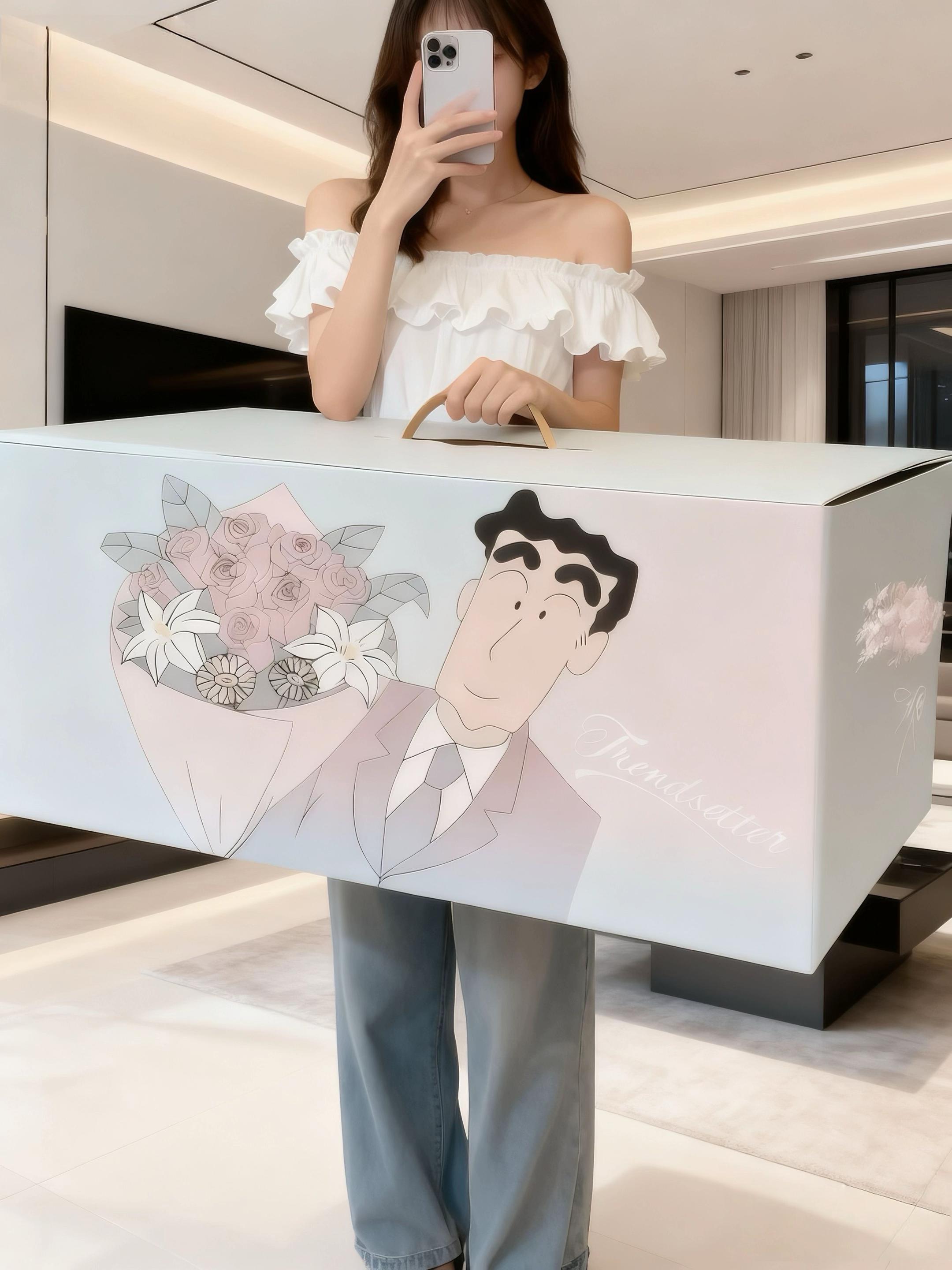 今天我也收到了我的广志送来的花花~#广志美伢 #是时候安排一下了 #惊喜跟礼物都是来自爱你的人 #情侣