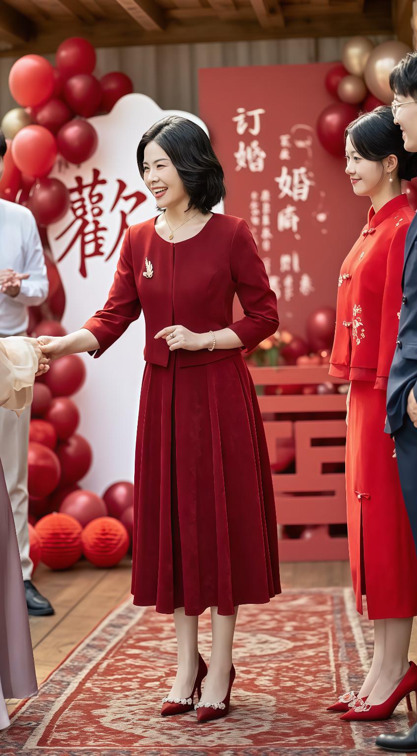 #喜婆婆喜妈妈婚宴装#礼服#日常可穿#端庄大气#喜婆婆装@DOU+小助手 @抖加🔥上热门🔥dou+🔥热点宝 @DOU+上热门