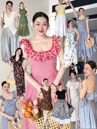 150/49|18奇夏末收官之绝美仙女裙子👗大🈴集‼️#小个子穿搭 #绝美裙子 #夏日连衣裙推荐 #连衣裙 #氛围感裙子