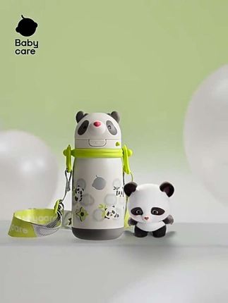 babycare熊猫儿童保温杯宝宝婴幼儿学饮吸管水杯幼儿园外出水壶#吸管杯 #水杯 #保温杯 #儿童水杯 #携带方便