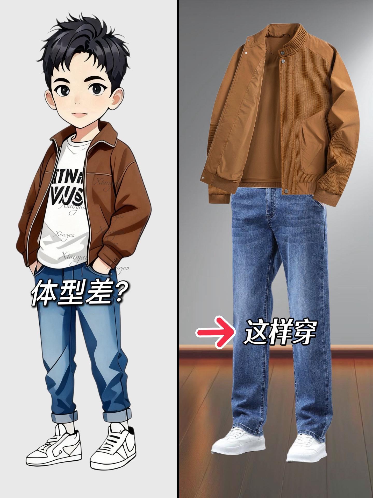#牛仔裤 #男士牛仔裤 #潮男穿搭 #直筒牛仔裤 #ootd穿搭