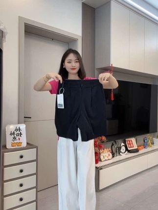 巨显瘦的五分短裤,冰凉舒适巨好穿,微胖姐妹快试试,版型超正 #五分裤#显瘦短裤  #遮胯显瘦