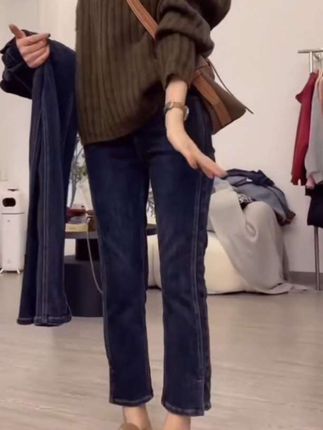 #秋季新款#高腰显瘦烟管裤##穿出高级感 #强烈推荐 谁穿都好看