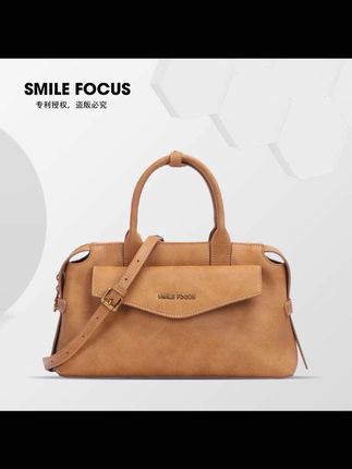 SMILE FOCUS/女士新款高端复古手提包休闲斜挎包大容量女包(3556)#包包控每天更新 #单肩包斜跨包 #大容量背包推荐 #包包推荐 #包包种草