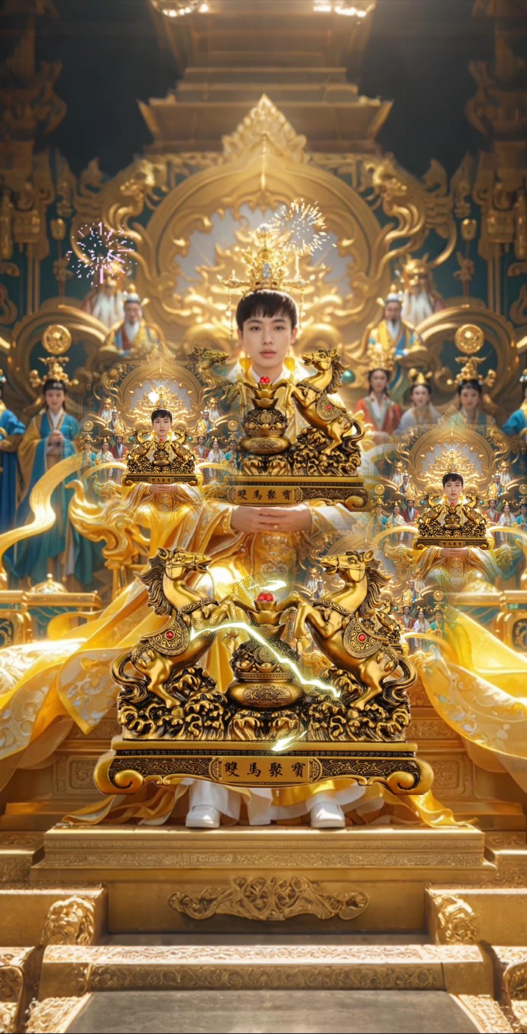 #AI扩图 #AI奢华仙尊照 #有缘人 #仙尊语录