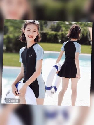 儿童泳衣女童中大童夏季新款连体运动时尚泳装女孩学生速干游泳衣#儿童中大童连体泳衣套装 #女孩裙式泳衣套装 #女孩运动时尚泳衣套装 #女学生速干游泳衣 #中大童裙式泳衣套装