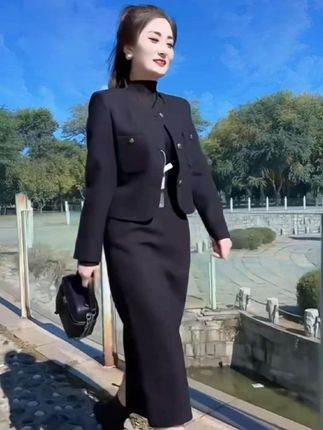 洋气名媛风女装#高级感穿搭 #春秋穿搭 #气质穿搭 #优雅气质 #谁穿谁好看