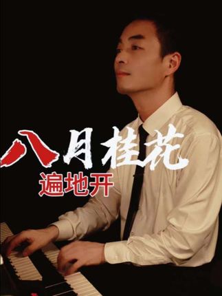 《八月桂花遍地开》殷铁凡双排键演奏 #前奏一响拾起多少人的回忆 #弹琴给你听 #殷铁凡