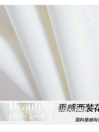2025春季新款收腰小西装女外套设计感修身气质西服白色双排扣上衣