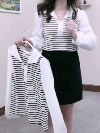 #面料柔软舒适 #减龄显瘦穿搭 #简单大方时尚款 #百搭上衣 #谁穿谁好看