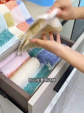 厨房的抹布一定要经常更换,现在9.9/到手30条,这下怎么用都不心疼了#抹布 #珊瑚绒 #厨房好物