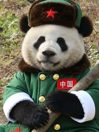 七仔和灵岩跟绿大衣棉爬的适配度有多高#可爱到爆 #大熊猫灵岩 #大熊猫七仔 #这个视频有点意思 #好物推荐🔥