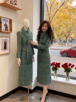 #图文热点来了 #新款#秋季新款精致修身显瘦减龄洋气假两件连衣裙M-4XL#送运费险