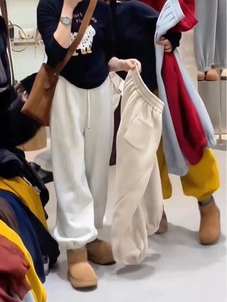 #休闲裤 #简约穿搭 #百搭裤子 #运动裤加棉
