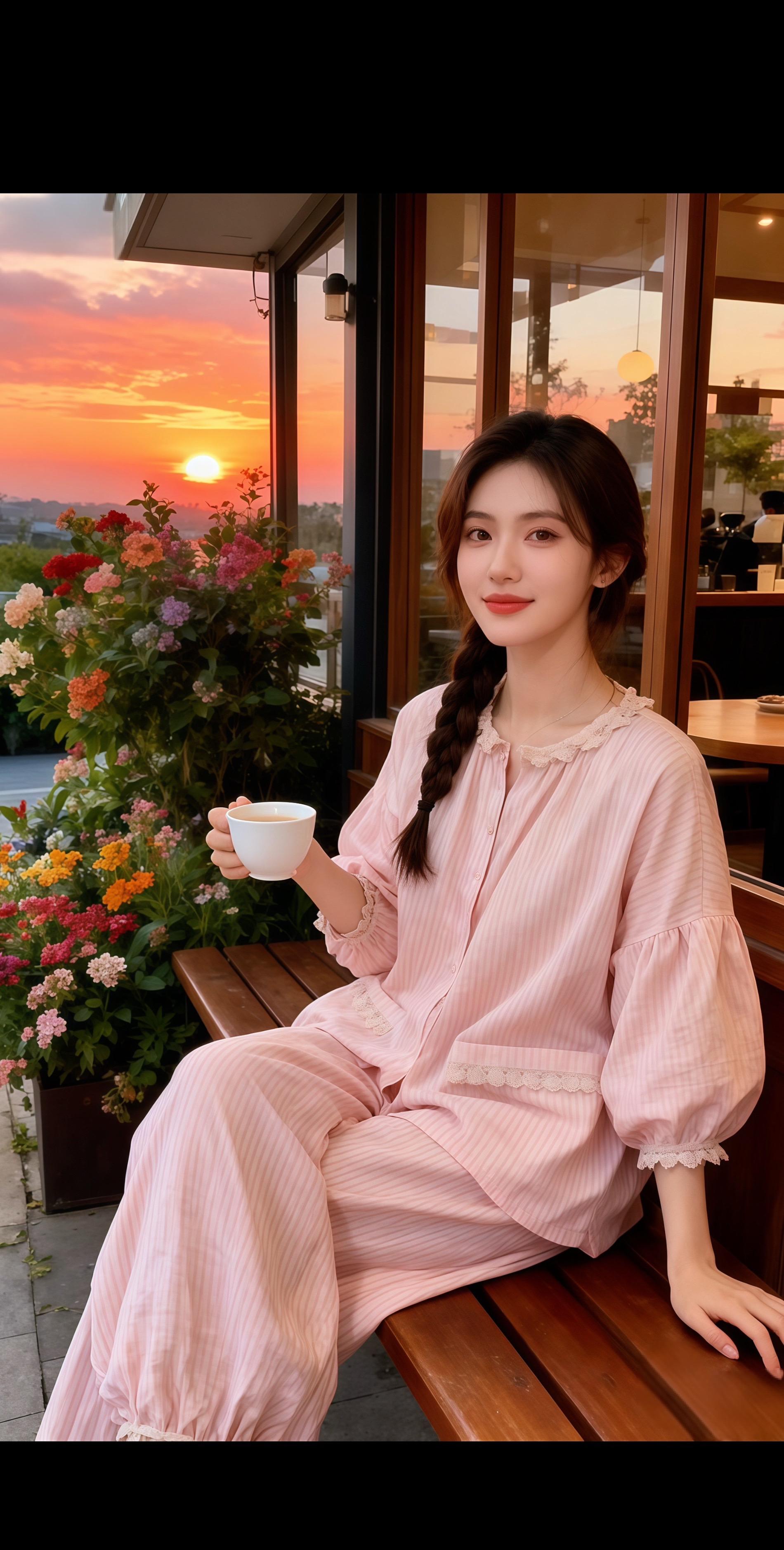 #温柔风穿搭 #甜美穿搭 #在家也要美美哒 #面料柔软舒适 #慵懒风穿搭