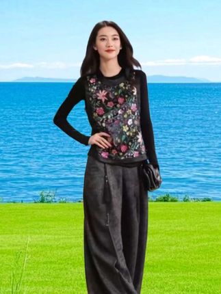 #新中式国风马甲#早秋贵气感穿搭 #新中式穿搭#气质女神 #巨量千川