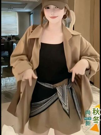 新款百搭发带外搭披肩复古简约三角巾#披肩#围巾#丝巾#精致穿搭#时尚穿搭