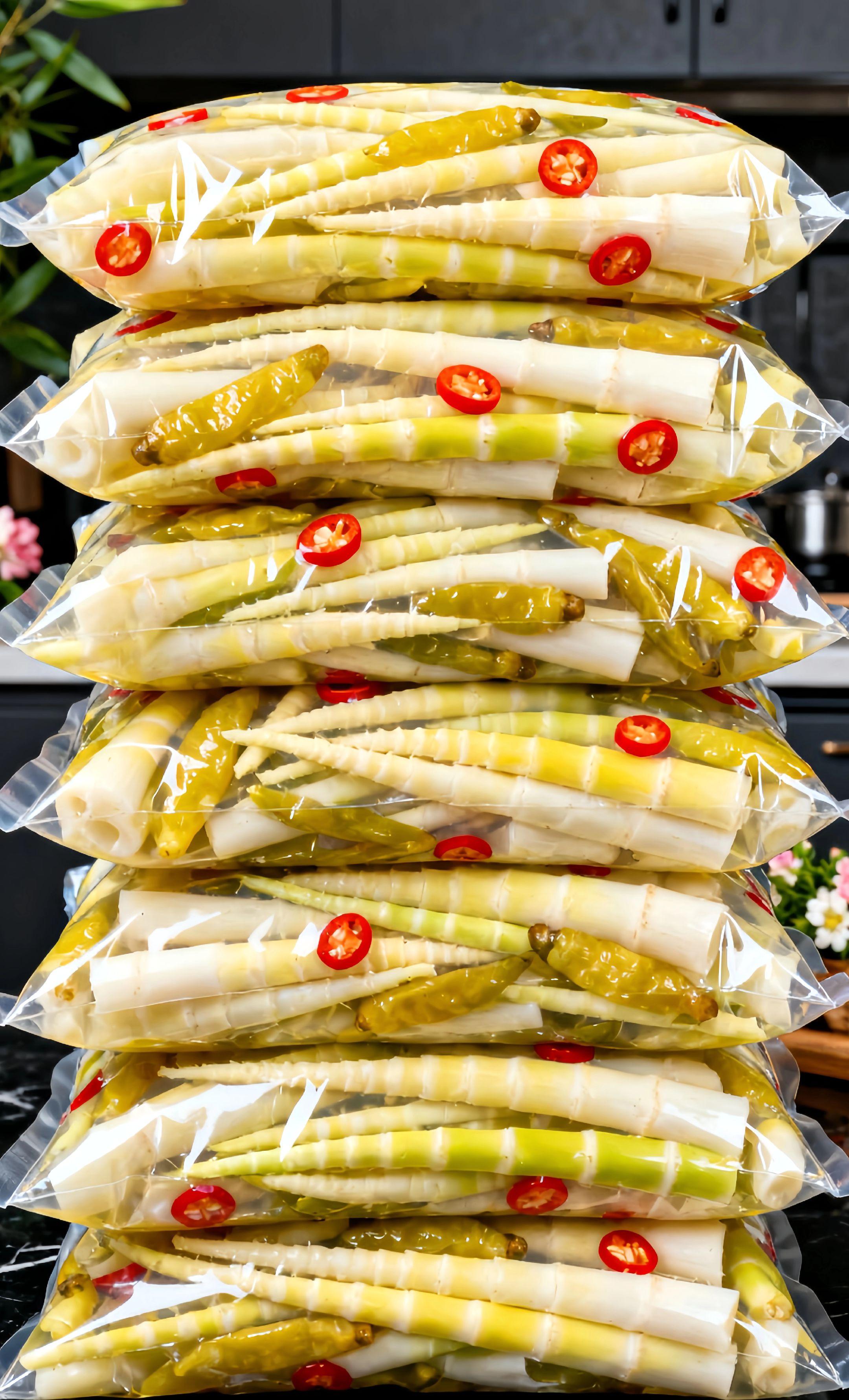 泡椒脆笋开袋即食!这款泡椒脆笋真的是我近期的‘解馋神器”!开袋瞬间就能闻到清新的笋香混着泡椒的鲜辣一点不冲鼻,光是气味就勾得人想立刻尝一口。笋片切得厚薄均匀,咬下去“咔嚓”脆爽,完全没有老筋,嚼着特别过瘾。#开袋即食 #泡椒脆笋 #大人小孩都爰吃 #太好吃了 #快来一起尝个鲜