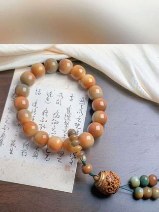 大果老料大尺寸17-18mm手持念珠18颗原创香囊弟子珠款