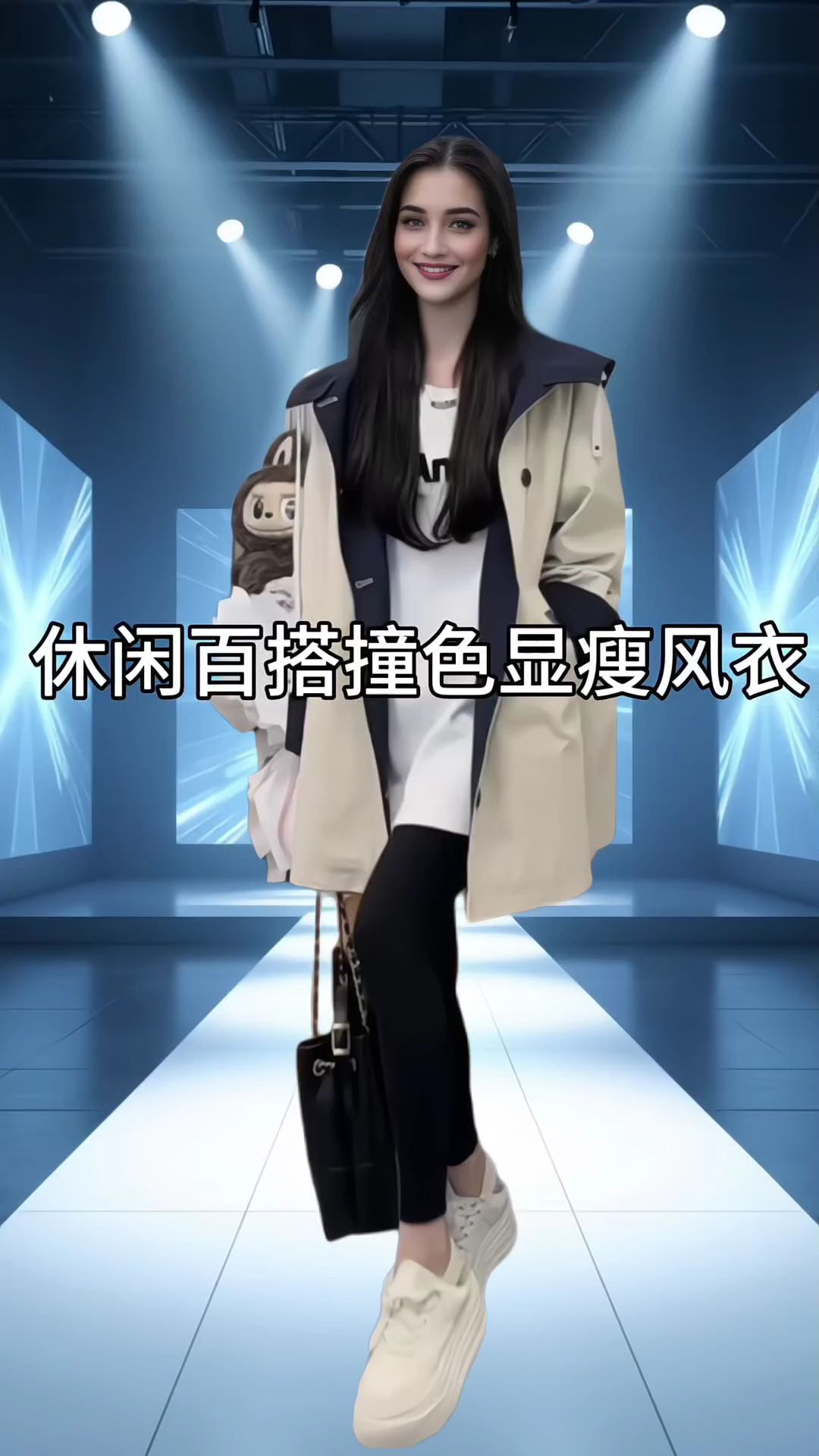 #连帽风衣 #秋冬穿搭 #气质风衣穿搭 #休闲百搭 @巨量千川
