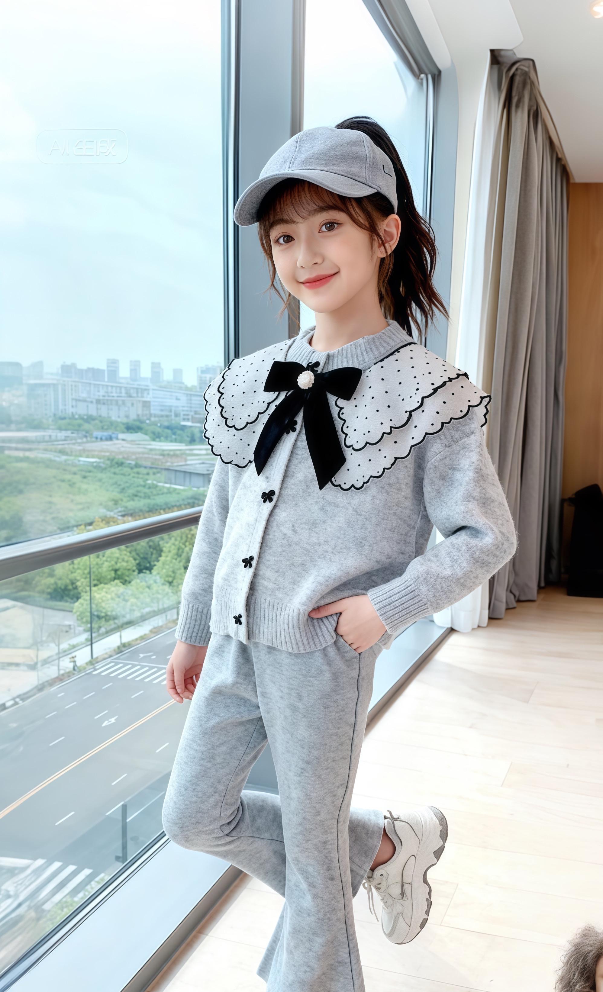 【拉夏贝尔】秋季新款小香风休闲儿童针织衫#洋气穿搭 #针织毛衣 #萌娃穿搭 #我的女孩👧🏻 #面料柔软舒适 @抖加🔥上热门🔥dou+🔥热点宝 @上热门🔥🔥🔥 @DOU+小助手