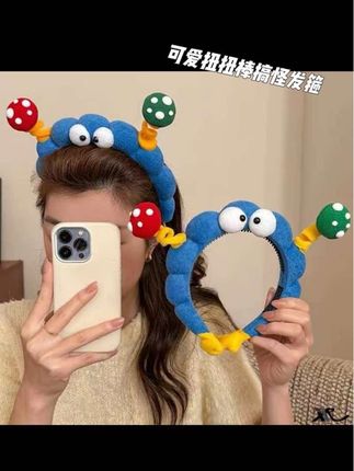 扭扭棒可爱搞怪大眼仔发箍 这戴上也太可爱了吧!#上热门 #发圈头绳 #学生党必备 @DOU+小助手 @抖音创作小助手