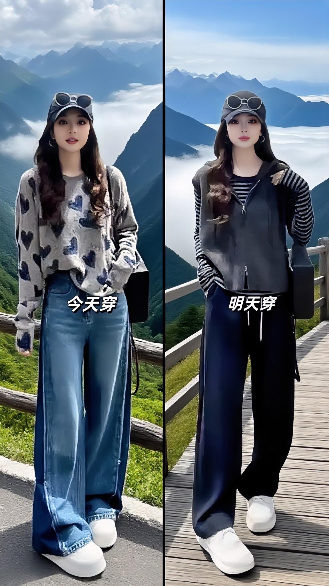 #出游穿搭 #休闲减龄穿搭 #小个子显高显瘦穿搭 #高级感穿搭#早秋穿搭@DOU+小助手