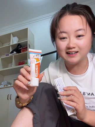 孩子刷牙敷衍不爱刷牙的你就给他用这个#艾美适儿童牙膏 #艾美适 #儿童牙膏 #牙膏 #宝宝刷牙