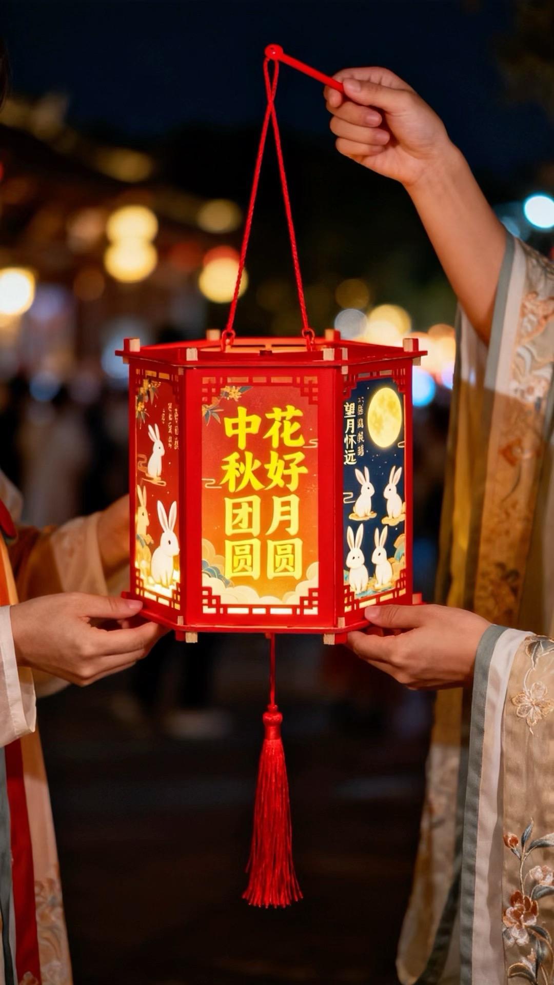中秋节报影灯笼 买给宝贝的礼物。#投影灯笼 #中秋投影灯笼#中秋节快乐 #灯笼 #国风