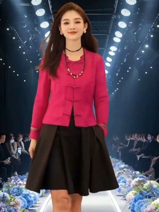 新中式国风外套#新中式外套 #国风外套 #谁穿谁漂亮