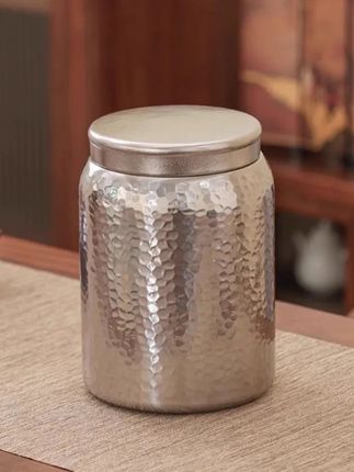 纯钛茶叶罐高端茶罐大号家用大容量陈皮茶叶儲存罐半斤密封罐子#纯钛茶叶罐 #大容量陈皮茶叶储存罐 #密封罐子 #高端茶叶罐