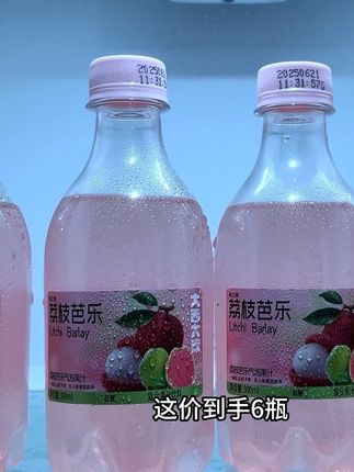 哇塞~我居然薅到了荔枝芭乐汽水的大羊毛,这价到手6瓶,这不纯纯捡漏吗?一打开打开瓶盖就能闻到淡淡的荔枝香,气泡绵密,一口下去清润甘甜,荔枝和芭乐果香交融,满口爆汁的感觉,还是低卡的,好喝没负担,趁现在有库存,没喝过的赶紧薅!#仙女都在喝什么 #我超好喝 #夏日饮品 #超便宜超划算 #我超好喝