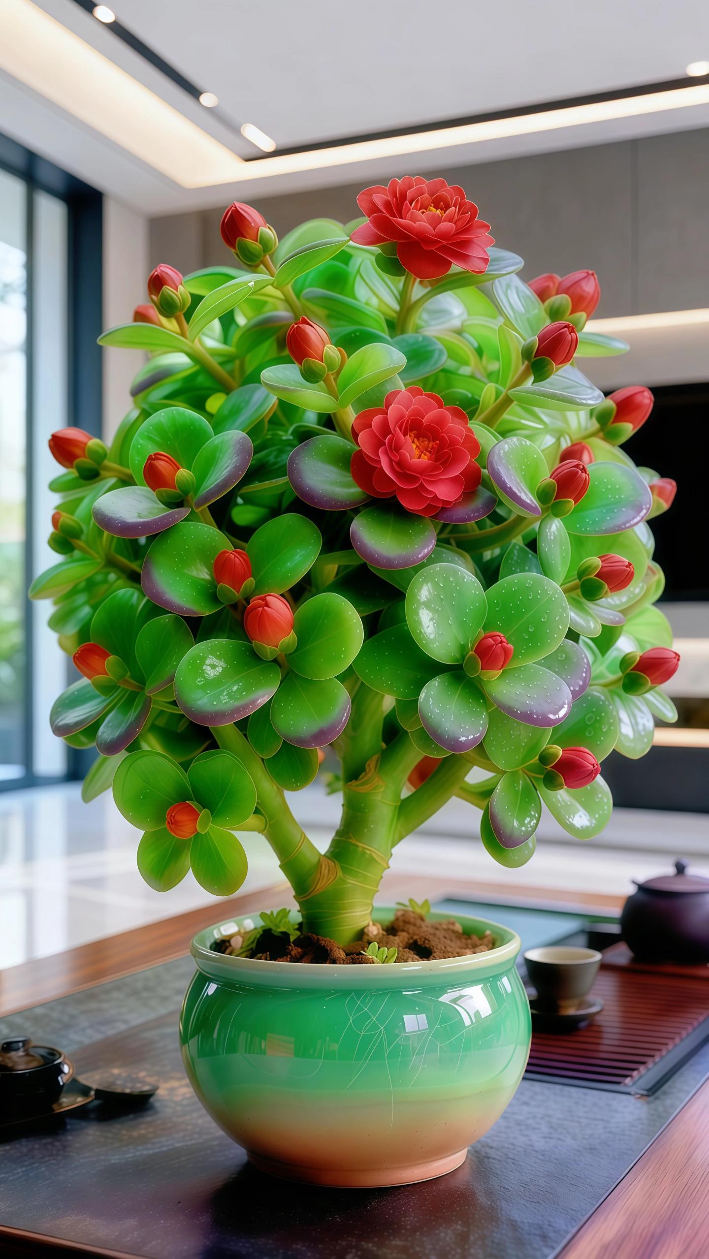 新品碧玉盆栽|新手闭眼入的治愈系绿植。窗台“小清新”重磅登场!碧玉盆栽堪称治愈系观叶佳品,叶片肥厚油亮,像蒙着一层晨露般莹润,浓绿得透着生机——放书桌、摆茶几,雅致感瞬间拉满 颜值在线还超省心,养花新手也能轻松拿捏: - 浇水自由:耐旱怕涝,十天半月浇一次就行 - 光照友好:不用暴晒,散射光下就长得生机勃勃 - 隐形buff:悄悄净化空气、去除杂质,给家添份清新 小小一盆藏着春日温柔,不管是给办公室添绿,还是点亮家里的角落都超适配,摆在那就是道舒心风景~ #碧玉盆栽 #爱生活爱养花 #绿植花卉 #家庭养花 #花卉绿植