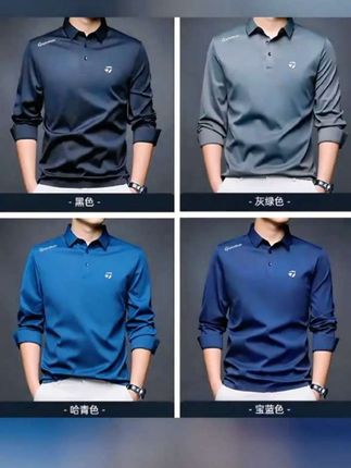 #品质男装 #polo衫 #春秋穿搭 #高尔夫男装#长袖打底衫