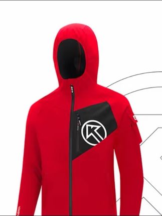 BigK 大K FIREDEMON火魔软壳冲锋衣加绒连帽夹克运动服跑步外套#保暖又好看 #加绒保暖 #时尚穿搭 #高级感穿搭 #美出高级感