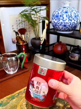 凤牌经典58滇红茶小圆罐100克经典口粮特级云南大叶种茶叶#召唤茶友 #今天你喝茶了吗 #口粮茶推荐 #滇红 #红茶